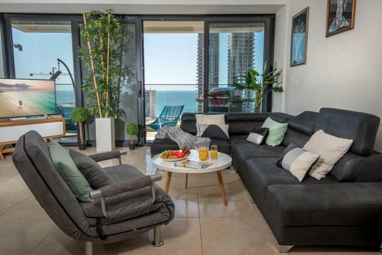 Bat Yam Luxery 5Br Sea View Suite Buitenkant foto