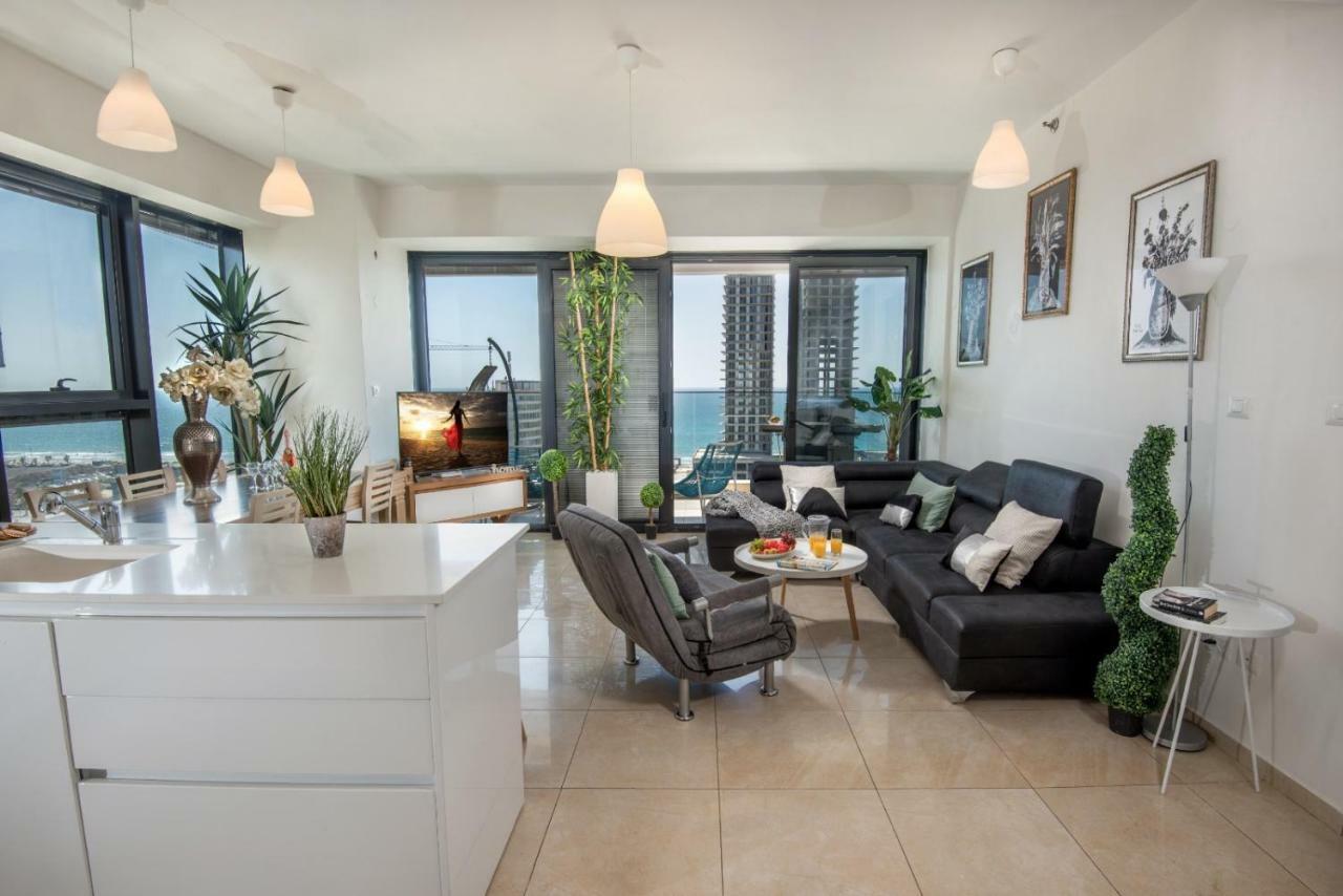 Bat Yam Luxery 5Br Sea View Suite Buitenkant foto