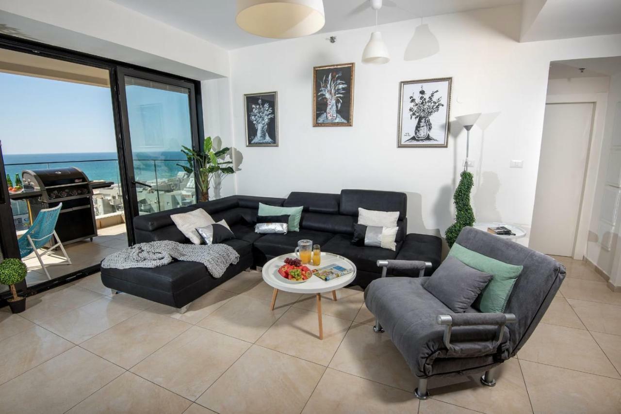 Bat Yam Luxery 5Br Sea View Suite Buitenkant foto